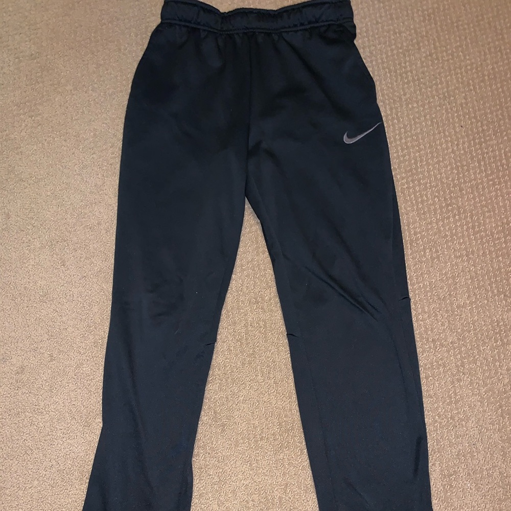 Black Nike Dri Fit Fleece Lined Joggers Size Small